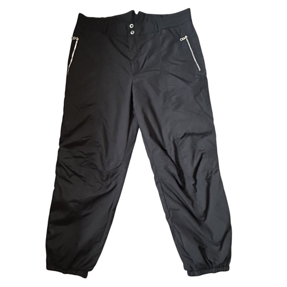 Bogner Ski Men Black Nylon Windbreaker Jogger Pants Size‎ 44 Long Luxury